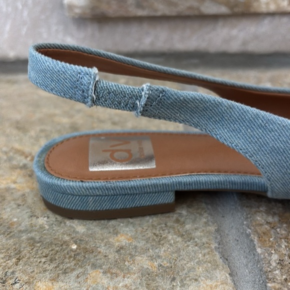 NEW Dolce Vita Classy denim slingback flats - Picture 6 of 8
